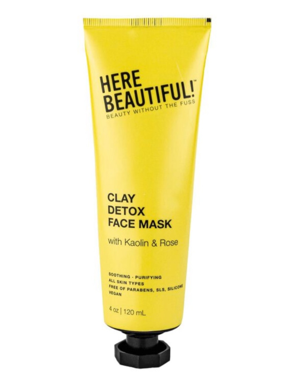 Here Beautiful Clay Detox Face Mask with Kaolin & Rose